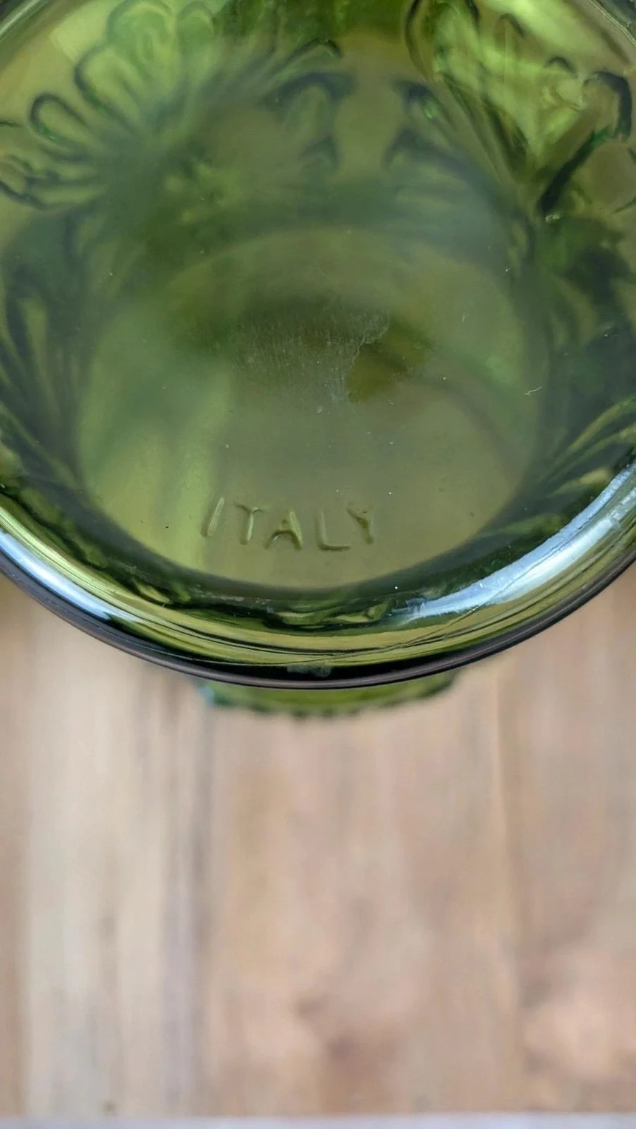 Service à orangeade/citronnade vintage carafe 6 verres verts Italie – photo 6